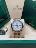 Rolex  Datejust 41mm  White Index Oyster Stainless Steel Men’s Watch - 126334 - Image 3