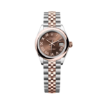 Rolex Lady-Datejust 28mm  279161 Chocolate Roman Dial, Two Tone Stainless Steel & 18K Rose Gold Oyster Bracelet Women's Watch