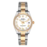 Rolex Datejust m278243-0001/0002 31mm White Dial Yellow Rolesor Oyster Watch - Image 3