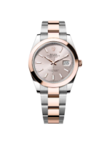 Rolex Datejust 41mm 126301 Sundust Index Oyster Steel and Everose Gold Watch