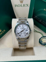 Rolex  Datejust 36mm 126234 White Roman Dial Oyster Stainless Steel Mens - Image 11