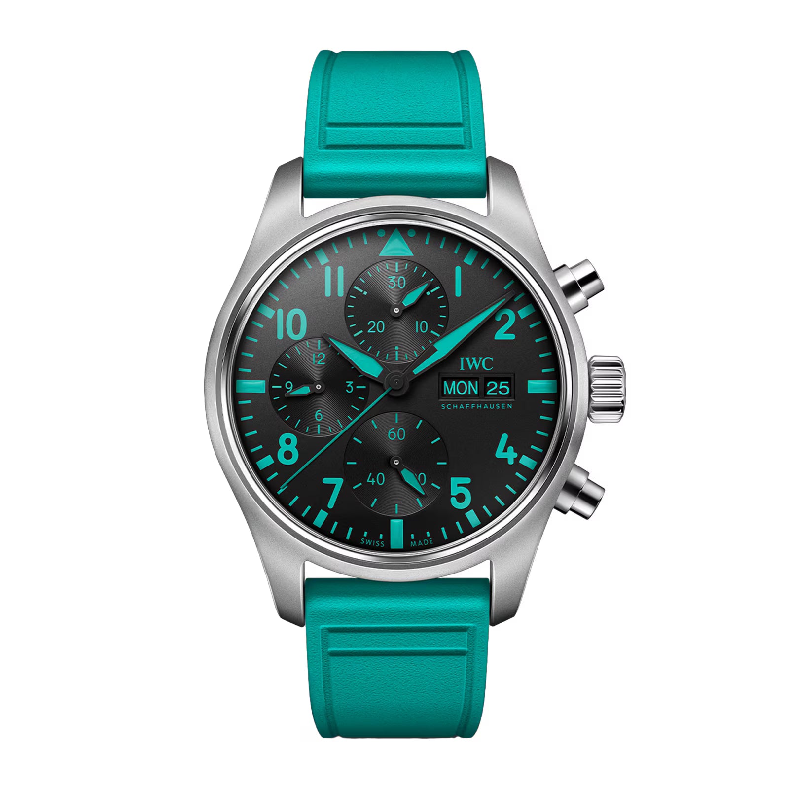 E2011245-C124-F2DF-06FE-E49CFE15822E.avif IWC Pilot Chronograph Mercedes - AMG Petronas Formula One Team 41mm Mens Watch Black IW388108 - Image 1