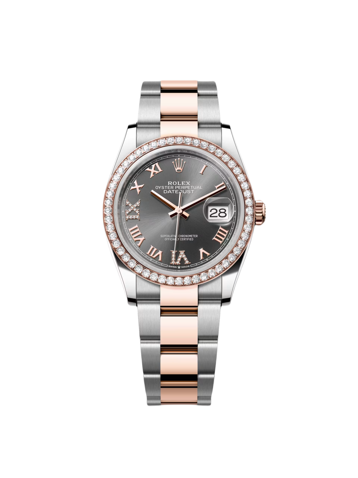 E25DB523-8BEE-B2E8-6017-BB33E16A5225.png Rolex Datejust 36mm 126281 Slate Dial Oyster Bracelet - Image 1