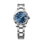 Rolex Datejust m278274-0033/0034 Bright Blue Dial 31mm Fluted Bezel Oyster Bracelet