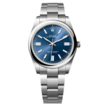Rolex Oyster Perpetual 41mm 124300-0003 Oyster Perpetual Stainless Steel Blue Index Dial Watch