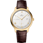 Omega De Ville Prestige 41 mm Silver Dial 18k Yellow Gold Strap 434.53.41.20.02.001