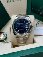 Rolex  Datejust 41mm 126334 Blue Index Oyster Stainless Steel Men’s Watch - Image 10