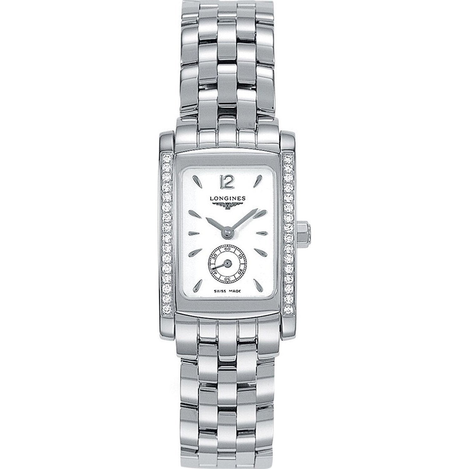 E34F18AF-C1B2-BAE9-8664-64FEE52E4DCF.jpg Longines Women's L51550166 Dolce Vita Diamond Stainless Steel Watch - Image 1