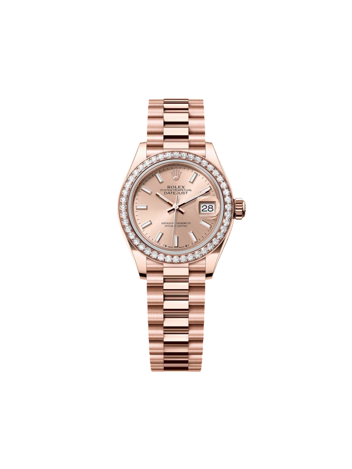 E3582734-0DEE-A99D-4198-97FD9794663D.png Rolex Lady-Datejust 28mm 279135RBR Rose Dial Jubilee Bracelet - Image 1