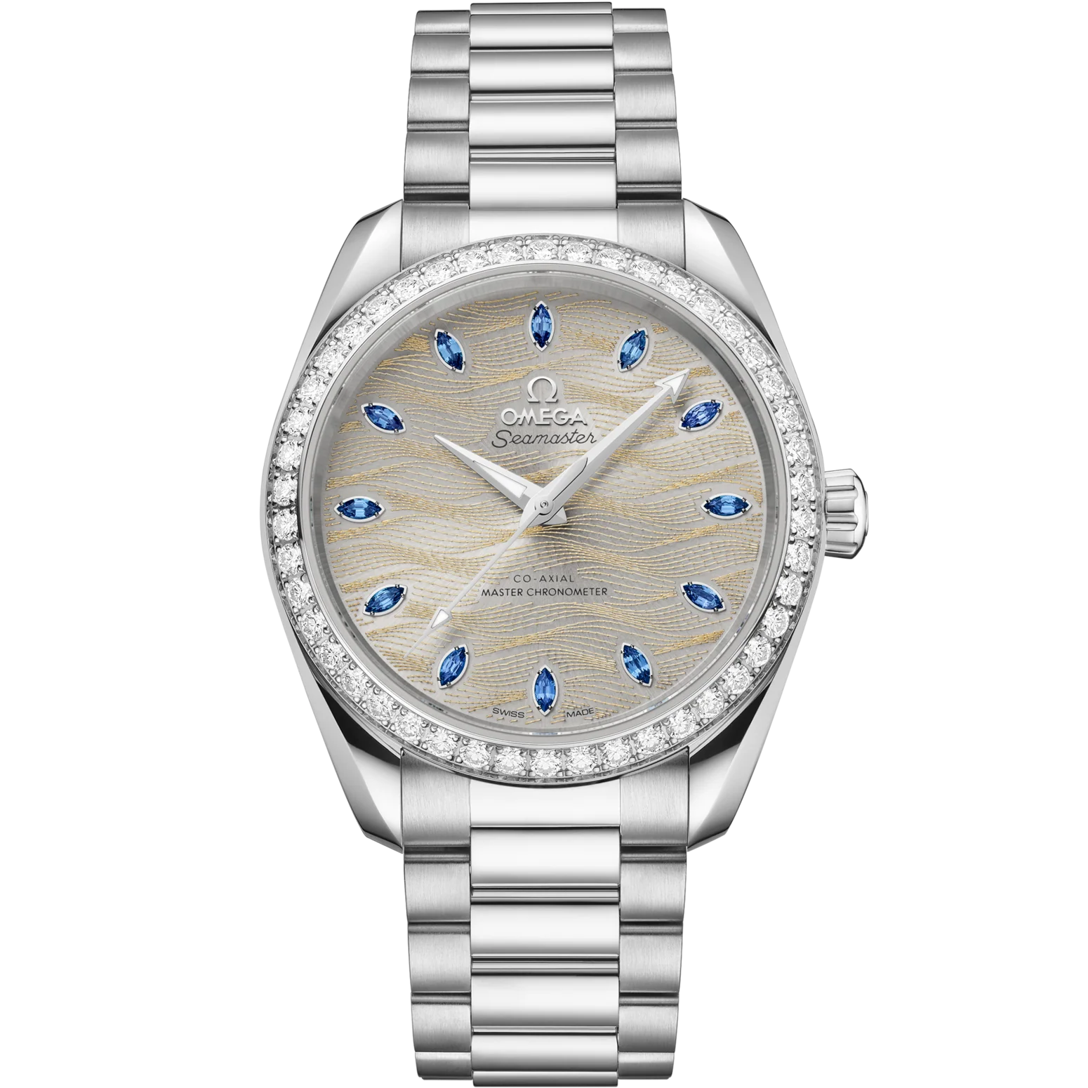 E36113A1-250D-ED33-C0B9-5D42D06B1258.png Omega Seamaster Aqua Terra 150M 38 mm Silver Dial Canopus Gold™ Bracelet 220.55.38.20.99.003 - Image 1