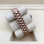 Rolex Lady-Datejust 28mm 279175 Aubergine Diamond-Set Dial President Everose Gold - Image 7