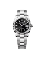 Rolex  Datejust 36mm 126234 Black Index Jubilee Stainless Steel Mens Watch - Image 2