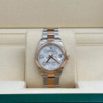 Rolex Datejust m278241-0031/0032 31mm  Silver Floral Motif Dial Oyster Bracelet Watch - Image 3