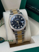 Rolex  Datejust 36mm 126283 Bright Black Dial Oyster Bracelet Watch - Image 7