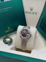 Rolex Lady-Datejust 28mm 279381RBR Chocolate Roman Dial Oyster Bracelet - Image 5