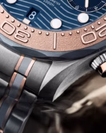 Omega Seamaster Diver 300M 44mm Blue Dial Titanium ‑ tantalum ‑ Sedna™ 18k Rose Gold Bracelet 210.60.44.51.03.001 - Image 3
