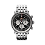 【Breitling AB0137211B1A1 Navitimer B01 Black Dial - Νew