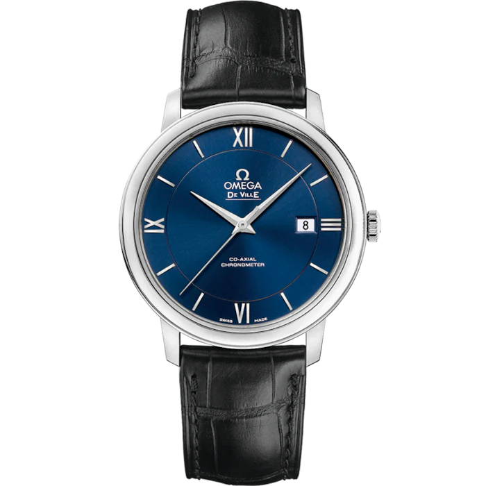 E57FC6E7-9EA7-0BC7-070A-506D17EEB9AA.png Omega De Ville Prestige 39.5 mm Blue Dial Stainless Steel Strap 424.13.40.20.03.001 - Image 1