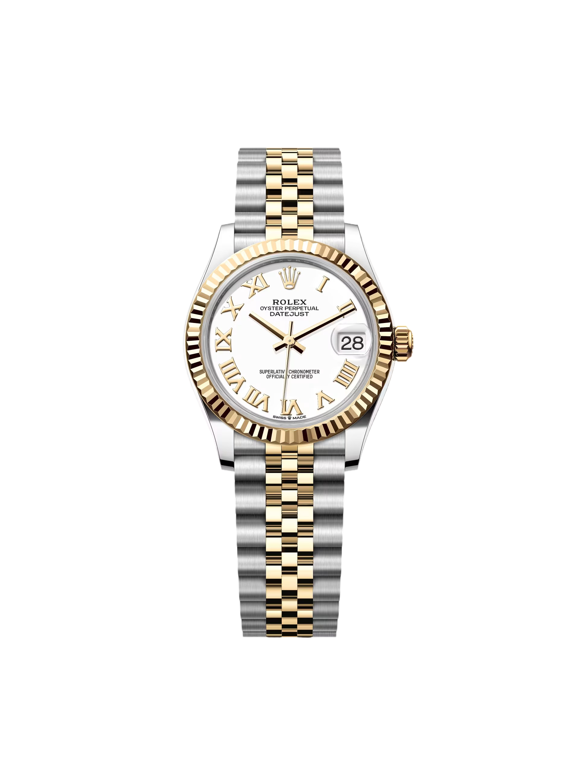 E58AFF06-1DA4-1591-251E-A5B173F717F6.png Rolex Datejust m278273-0001/0002 31mm White Dial Stainless Steel and Yellow Gold Oyster Watch - Image 1