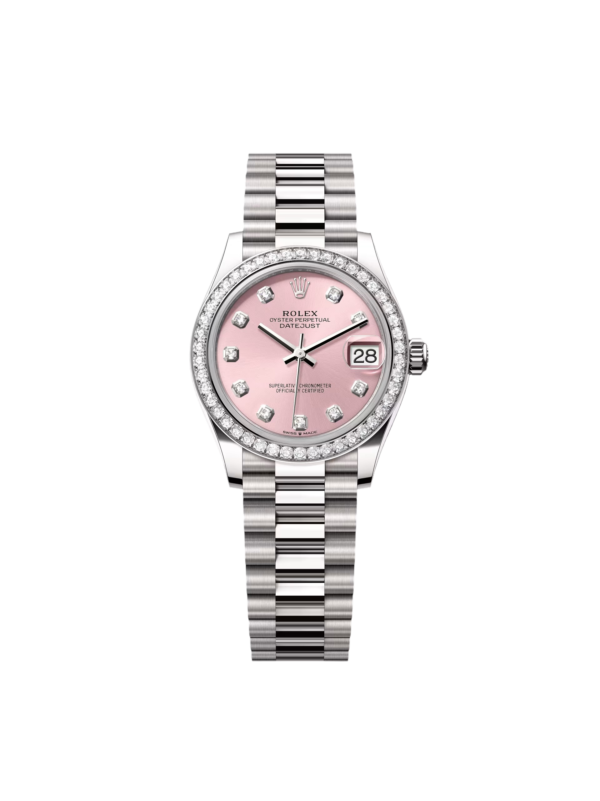 E5E7AD1C-04E8-AD10-16BC-1BFA909029FA.png Rolex Datejust m278289RBR-0022 Pink Dial White Gold President Watch - Image 1