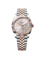 Rolex Datejust 41mm 126331 Sundust Index Oyster Steel and Everose Gold Watch - Image 2