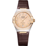 Omega Constellation Ladies' Selection Gold On Alligator Ladies Watch 29mm 131.28.29.20.58.001