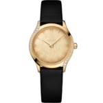 Omega De Ville Mini Trésor 26mm Yellow Dial with Diamonds Moonshine™ 18k Rose Gold Strap 428.57.26.60.99.001
