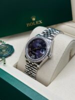 Rolex Datejust m278384RBR-0029/0030 Aubergine 31mm Dial Jubilee Watch - Image 5