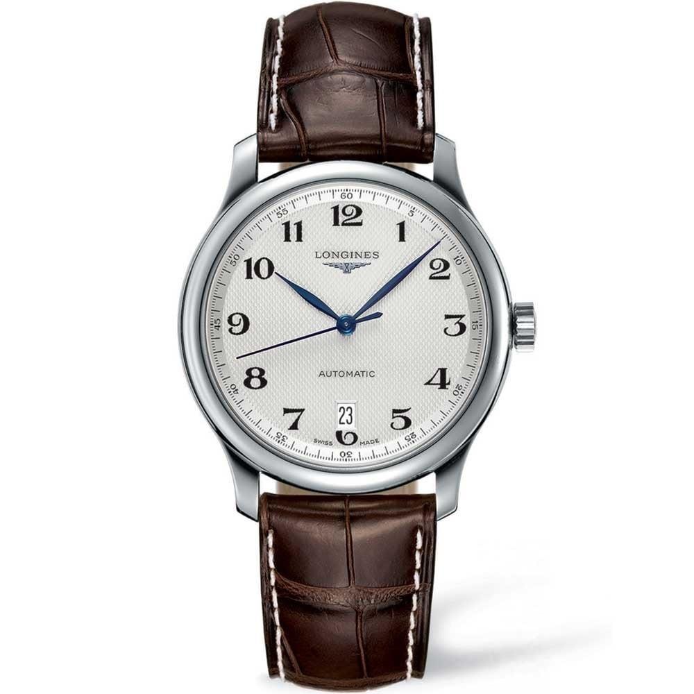 E6794601-0FF7-1160-A0A2-22479492AE99.jpg Longines Men's L2.628.4.78.3 Master Collection Brown Leather Watch - Image 1
