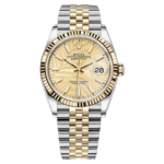 Rolex  Datejust 36mm 126233 Golden Palm Motif Dial Jubilee Bracelet Watch