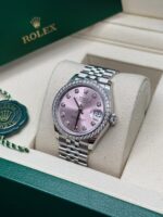 Rolex Datejust m278384RBR-0035/0036 Pink 31mm Dial Oyster Watch - Image 5