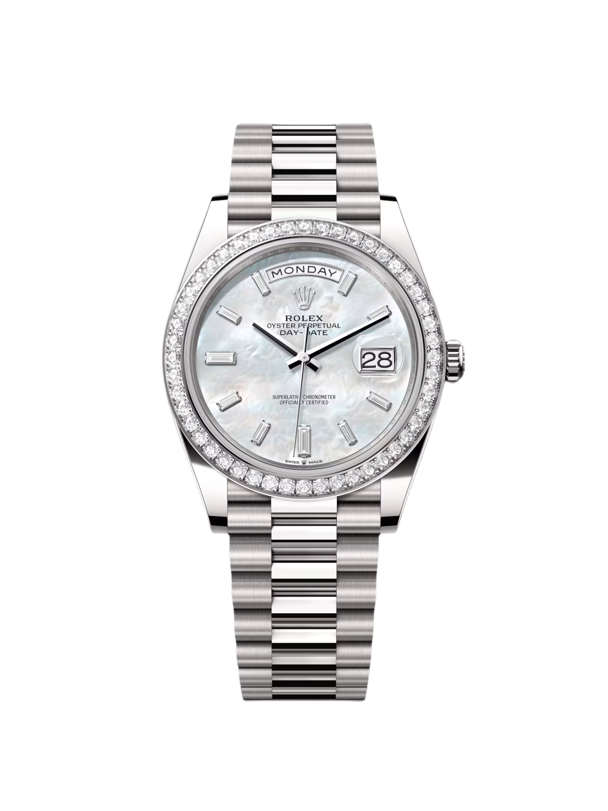 E8924947-8184-A929-AB93-C4AE706641D6.png Rolex Day-Date 40mm 228349RBR-0046 White Mother-of-Pearl Dial President Bracelet - Image 1