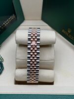 Rolex Datejust m278381-0023/0024 Rose Diamond 31mm Dial Diamond-Set Bezel and Oyster Bracelet Watch - Image 8