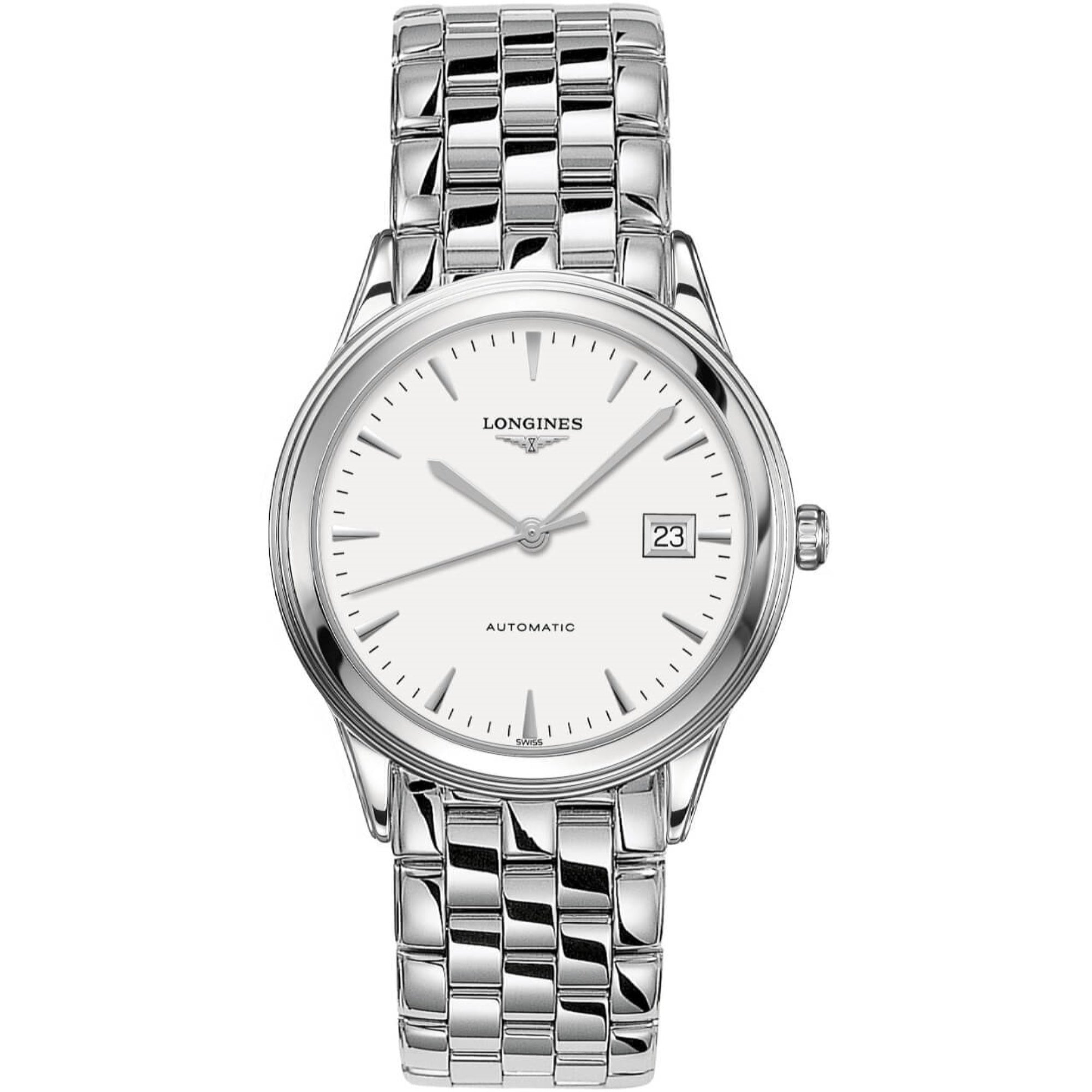 E93BC61A-E533-E6D5-0032-7214EB799C85.jpg Longines Men's L4.974.4.12.6 Flagship Stainless Steel Watch - Image 1