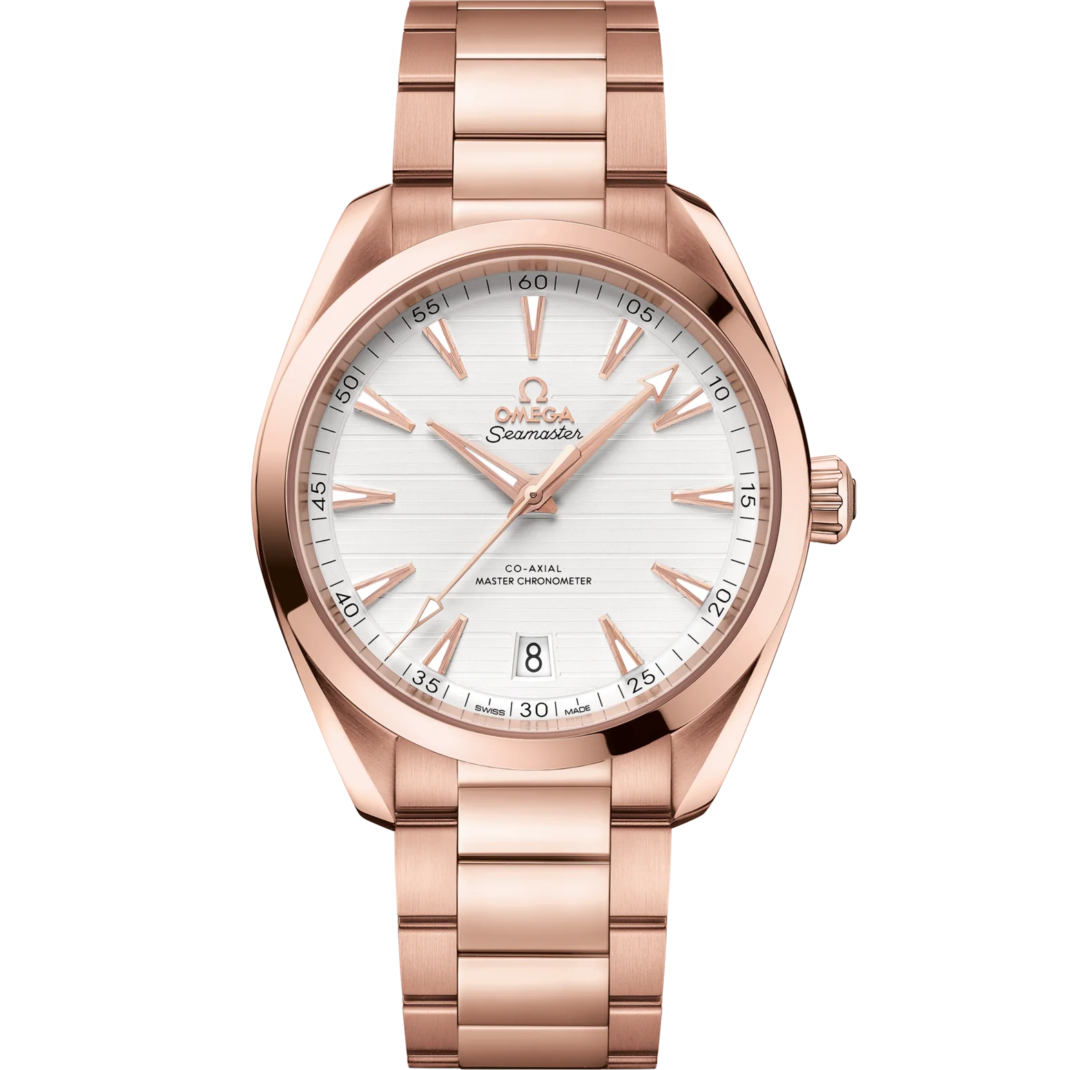 E9A94802-0E0E-B965-A13F-007E2C0A7E40.png Omega Seamaster Aqua Terra 150M 41mm Silver Dial Stainless Steel and Sedna™ 18k Rose Gold Bracelet 220.50.41.21.02.001 - Image 1
