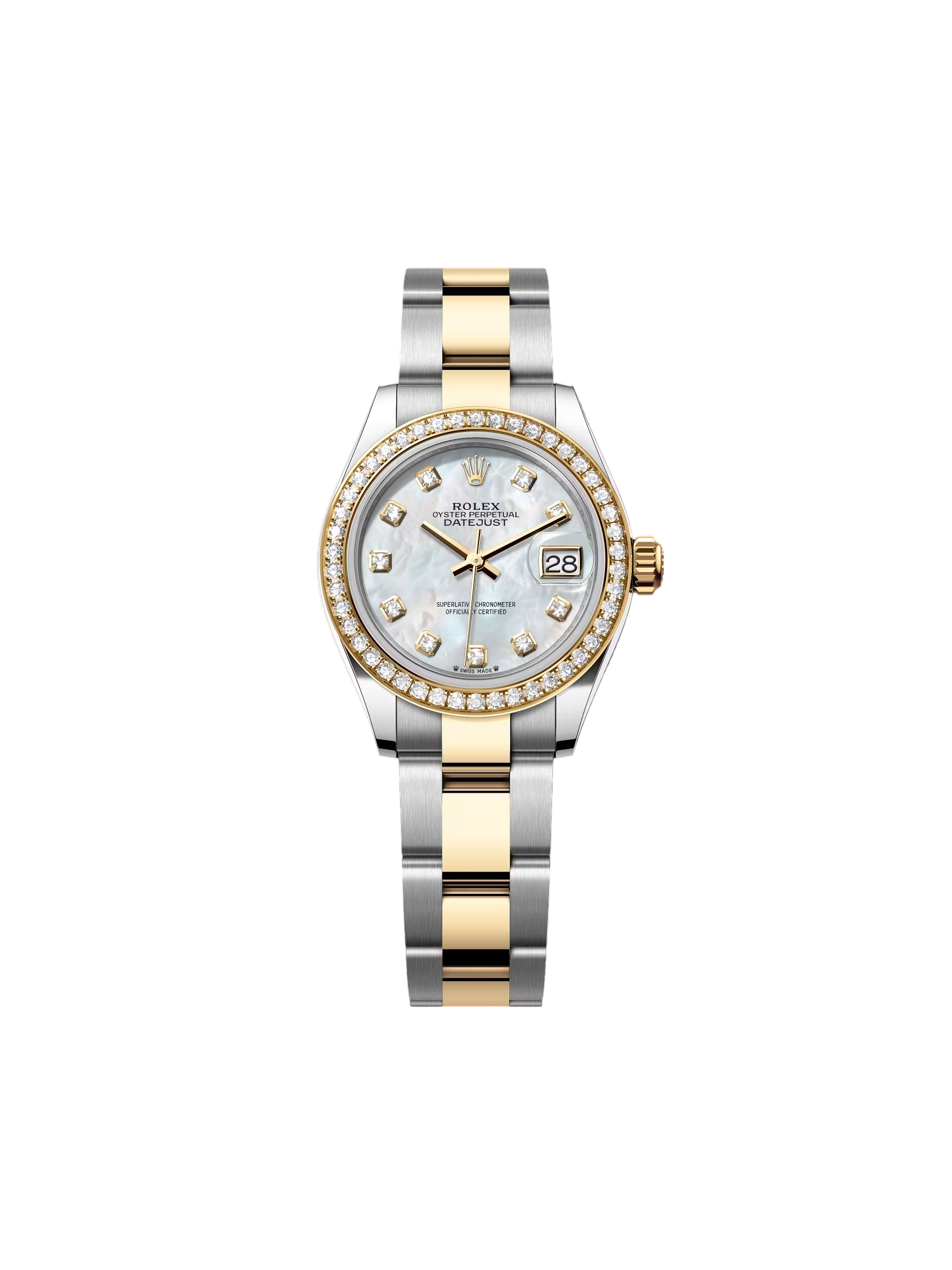 E9C6D8D7-FC69-CF77-D3B4-0D1254BC657F.png Rolex Lady-Datejust 28mm 279383RBR Mother-of-Pearl Dial Yellow Rolesor Oyster Bracelet - Image 1