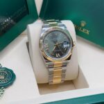 Rolex  Datejust 36mm 126233 Olive-green Roman Diamond Dial Two-Tone Jubilee Bracelet - Image 10