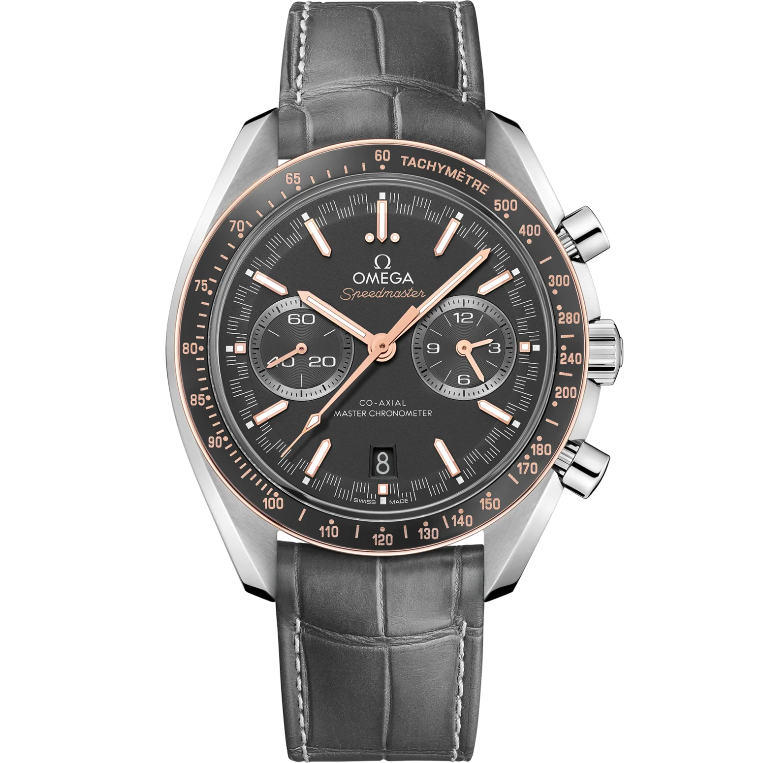EA6D2EEA-B4A1-BBC4-3622-DB18C6AF4107.png Omega Speedmaster Racing Grey Dial 44.25mm Stainless Steel Strap 329.23.44.51.06.001 - Image 1