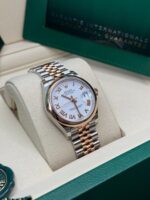 Rolex Datejust m278241-0001/0002 White 31mm Dial Oyster Bracelet Watch - Image 4