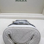 Rolex Lady-Datejust 28mm 279384RBR Silver Diamond Dial & Diamond Bezel, Stainless Steel Jubilee Bracelet Women's Watch - Image 5