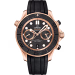 Omega Seamaster Diver 300M 44mm Black Dial Sedna™ 18k Rose Gold Strap 210.62.44.51.01.001