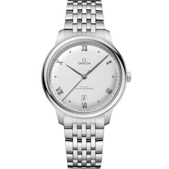 EADFBEBC-7666-F0B2-8DA0-12326B8405B3.png Omega De Ville Prestige 40 mm Silver Dial Stainless Steel Bracelet 434.10.40.20.02.001 - Image 1