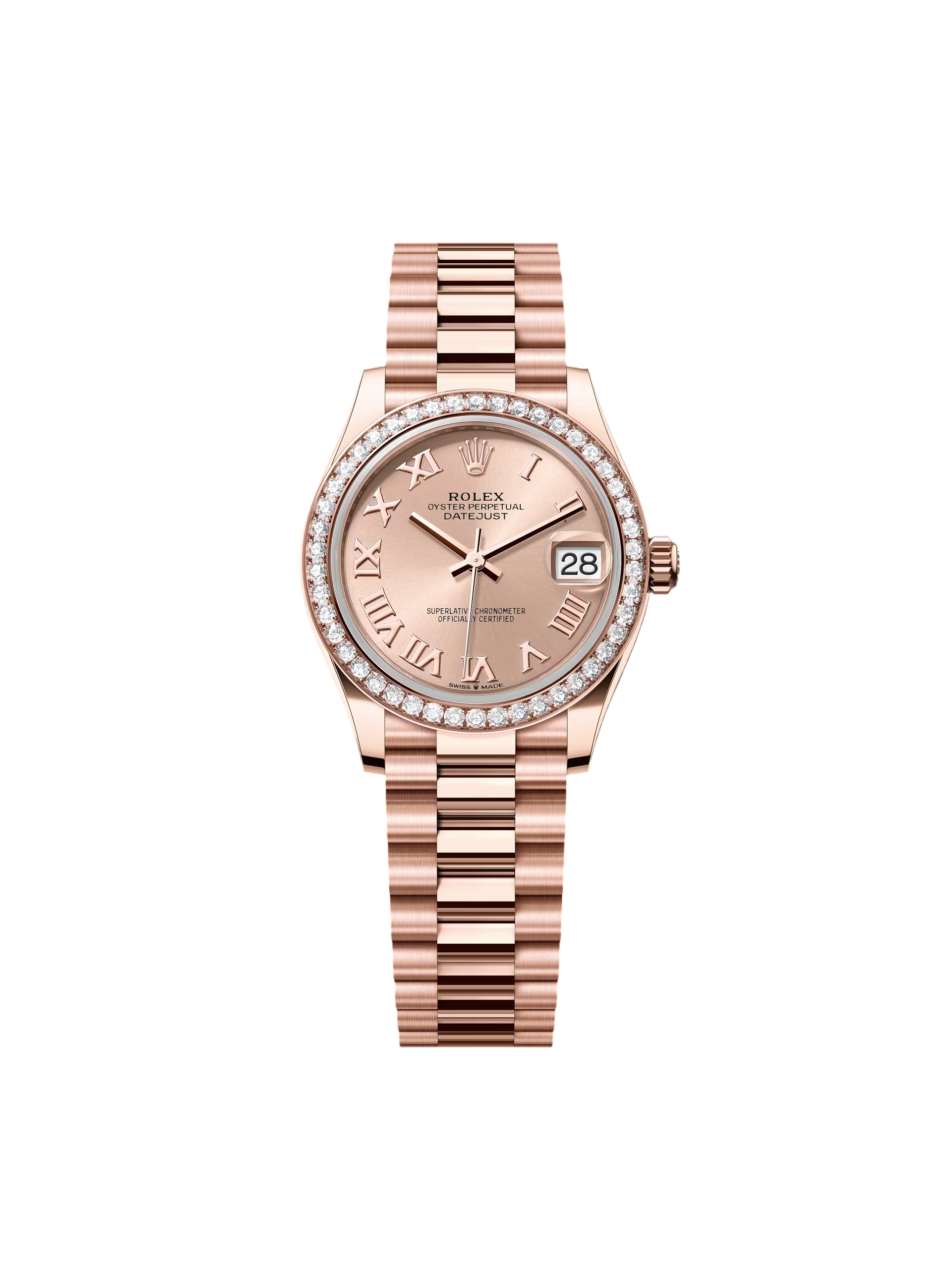 EAF9505E-E22F-356E-BBCA-B25087C9ED95.png Rolex Datejust m278285RBR-0029 Rosé Roman Dial 31mm - Image 1