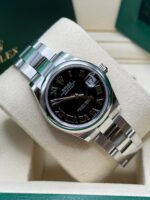 Rolex Datejust m278240-0001/0002 31mm Black Roman Domed Bezel Oyster Oystersteel - Image 7