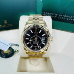 Rolex  Sky-Dweller 42mm 336938-0005 Yellow Gold Black Dial Oyster - Image 2
