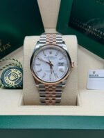 Rolex  Datejust 36mm 126201 White Dial Jubilee Bracelet Watch - Image 3