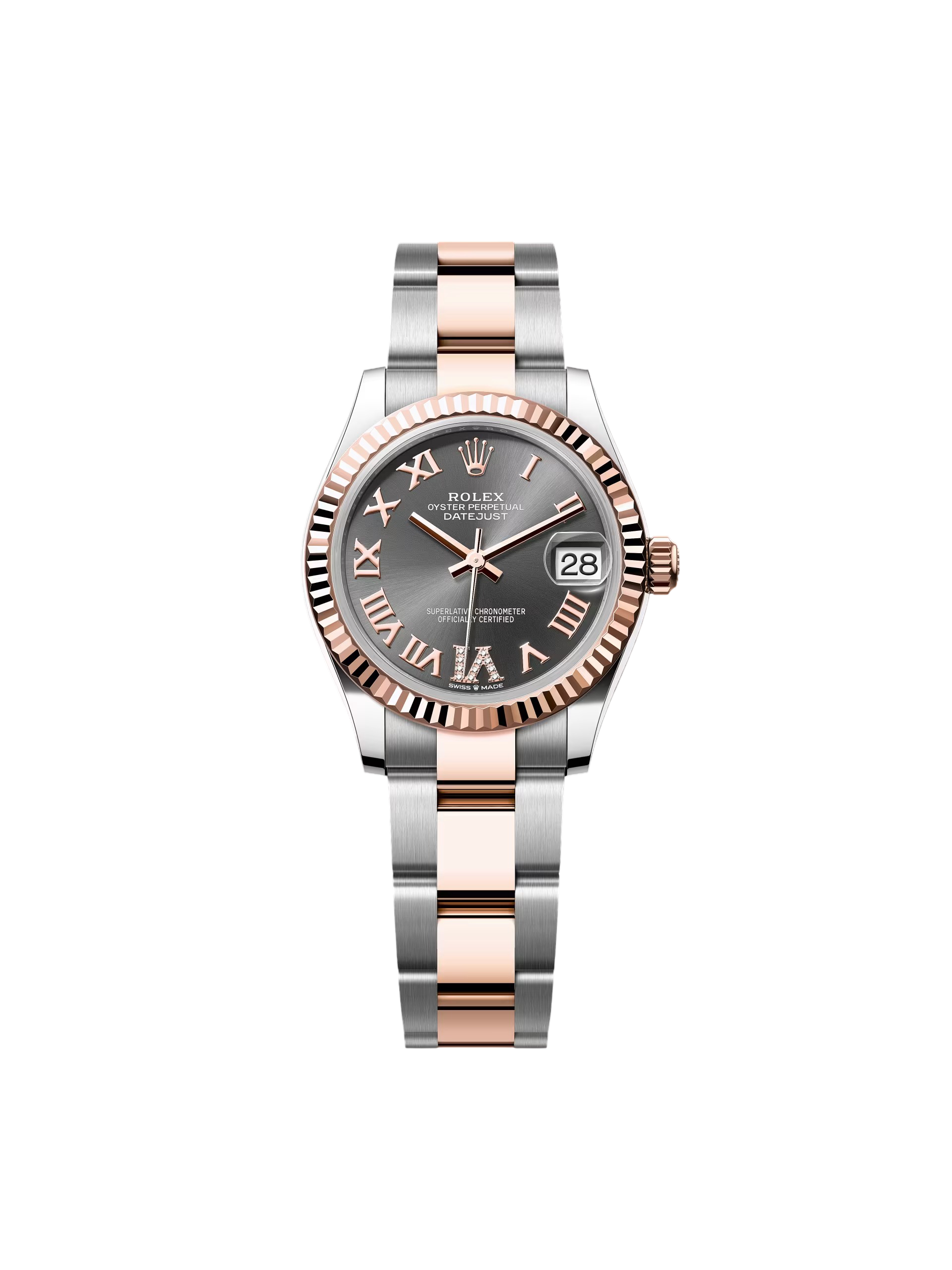 EBCA7356-275F-8CB8-0A10-8911A1DFC74D.png Rolex Datejust m278271-0029/0030 Slate 31mm Dial Oyster Bracelet Watch - Image 1