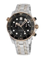 Omega Seamaster Diver 300M 44mm Black Dial Stainless Steel and Sedna™ 18k Rose Gold Bracelet 210.20.44.51.01.001 - Image 6