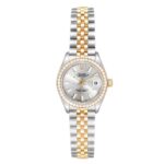 Rolex Lady-Datejust 28mm 279383RBR Silver Dial Yellow Rolesor Oyster Bracelet - Image 3
