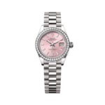 Rolex Lady-Datejust 28mm 279139RBR-0004 Pink Dial White Gold Bracelet